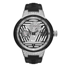 Tambour Curve Tourbillon Volant Poinçon Serti