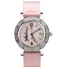 Lady's Sport Quartz, Diamond set model, Pink