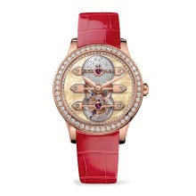 Tourbillon with three gold Bridges, Lady