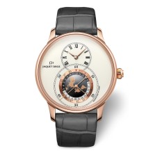 Grande Seconde Dual Time Ivory Enamel