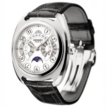 Dressage  Quantième  Perpétuel  En  Or  Blanc