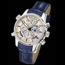 FORTIS F-43 FLIEGER CHRONOGRAPH ALARM GMT certified Chronometer