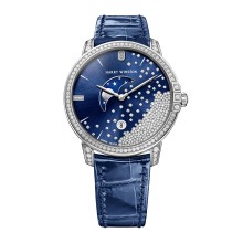 Midnight Diamond Drops 39mm