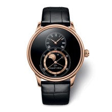 Grande Seconde Moon Black Enamel