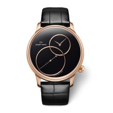 Grande Seconde Off-Centered Black Jade