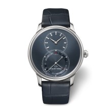 Grande Seconde Quantième Satin-brushed Blue 