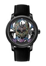 Tourbillon Skelet Ceramic - Skull Pointillism