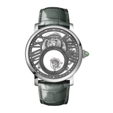 Rotonde de Cartier Mysterious Skeleton Double Tourbillon Watch