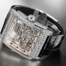 KingSquare sertie squelette Tourbillon volant