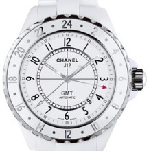 J12 Céramique blanche fonction GMT