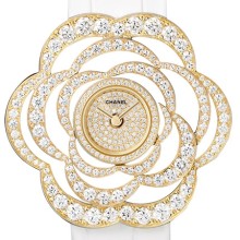 Fil de Camélia, Or jaune 18 carats