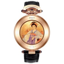 Tourbillon 5 jours heures sautantes aiguillage inversé « Dame de Shanghai »