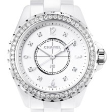 Blanche Lunette Fine Sertie De Diamants