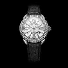 Piccadilly 40 White Gold - Two Rows