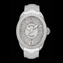 Regent 3238 White Gold - Two Rows - Mother of Pearl & Exterior Set Dial