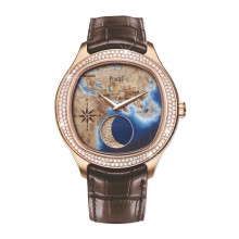 Emperador Coussin XL Large Moon Enamel Watch