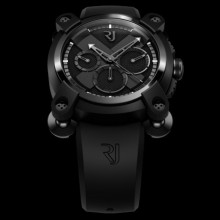 Moon Invader Black Metal Chronographe