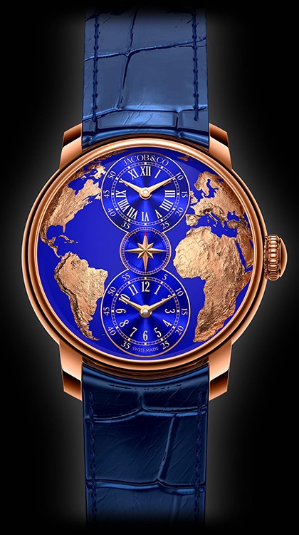 The World Is Yours Dual Time Zone © Jacob & Co. 