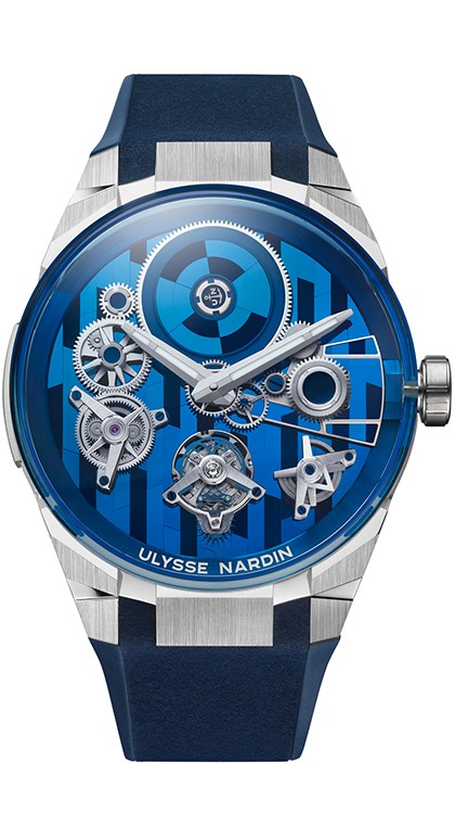 Blast Free Wheel Marquetry © Ulysse Nardin