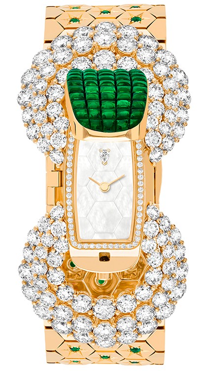 Ludo Secret Mystery Set emeralds watch © Van Cleef & Arpels