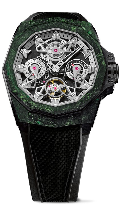 Admiral 45 Openworked Automatic Luminescent Carbon © Corum
