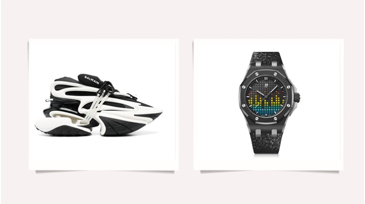 Balmain Unicorn Low-Top Trainers & Audemars Piguet Royal Oak Offshore Selfwinding Music Edition