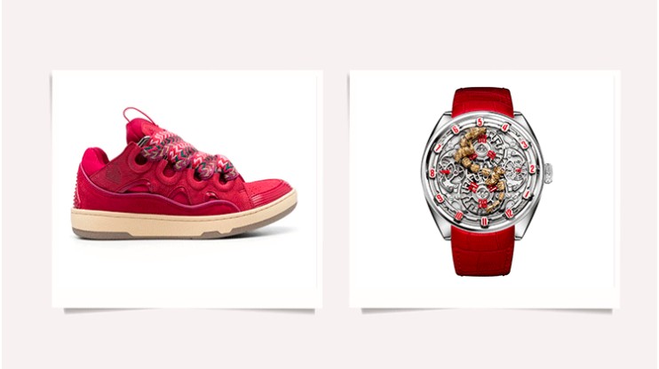 Lanvin Curb Chunky Leather Sneakers & Genus Dragon