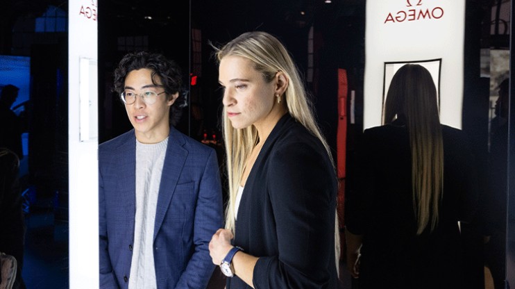 Nathan Chen and Oksana Masters © Omega 