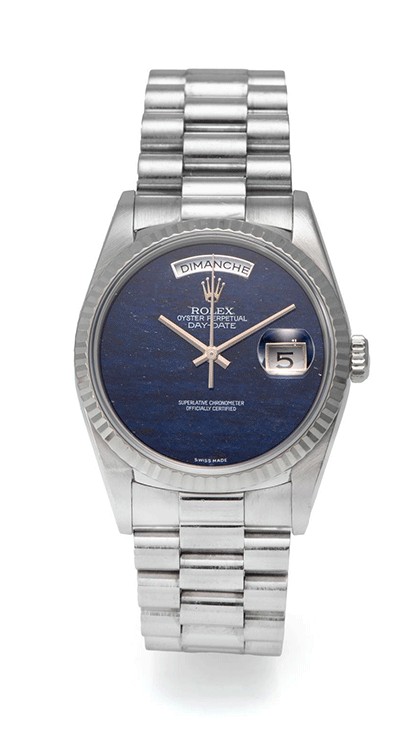 white gold Day-Date with aventurine dial Ref. 18239 © Rolex