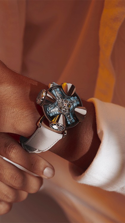 Horological Machine Nº11 Architect Blue © MB&F