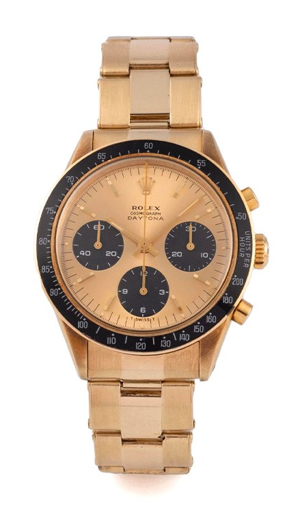 1969 Cosmograph Daytona in yellow gold with a champagne-toned dial Ref. 6241 © Rolex